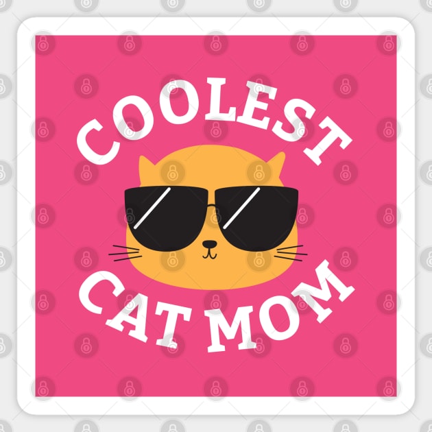 Coolest Cat Mom Sticker by cartoonbeing